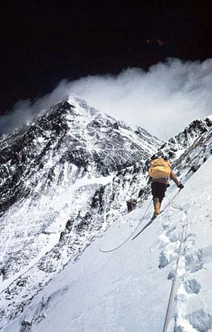 You can find out what it feels like to be here by visiting the National Geographic's interactive Everest tour page.